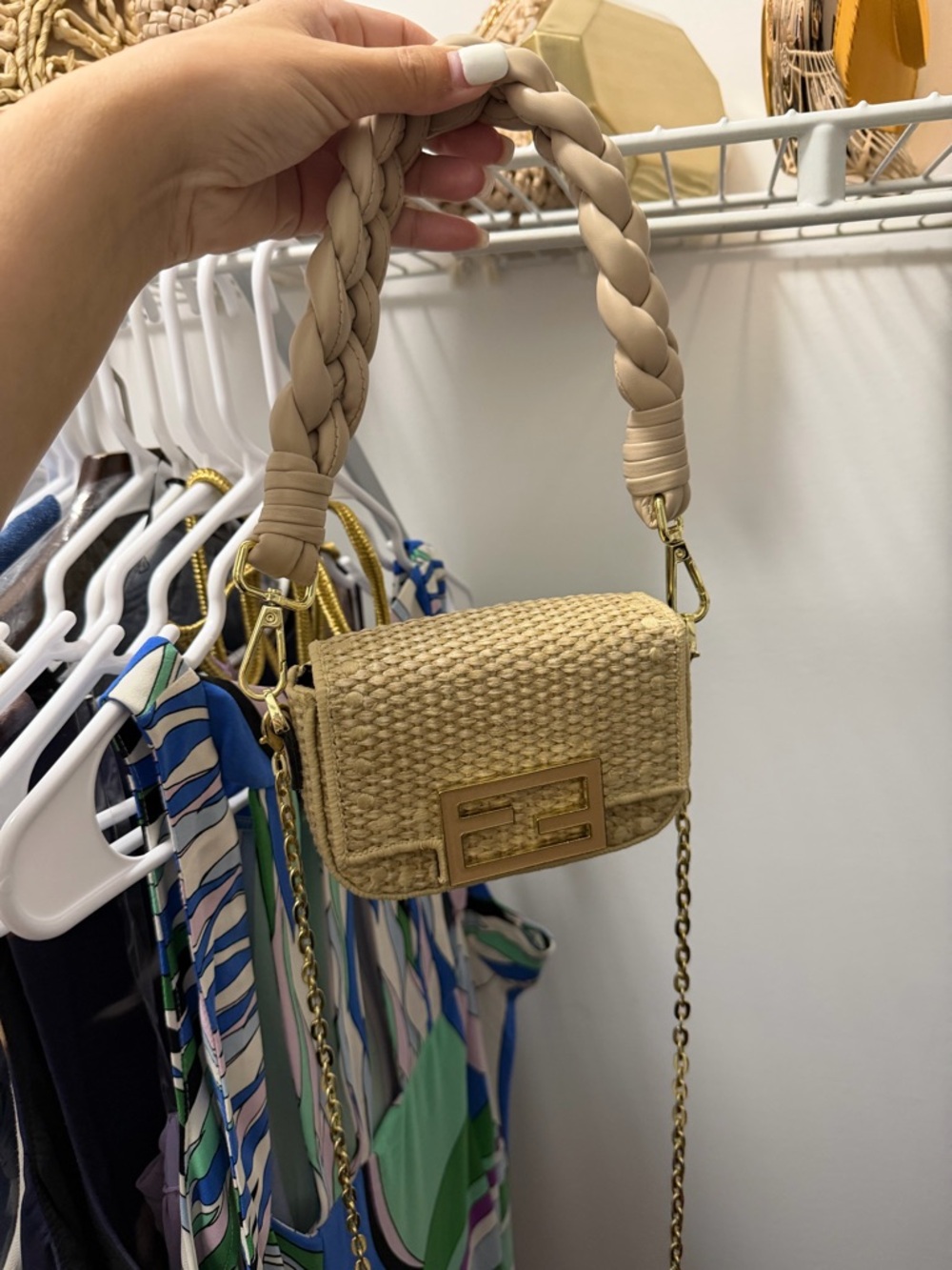 Nano Baguette Crossbody Bag